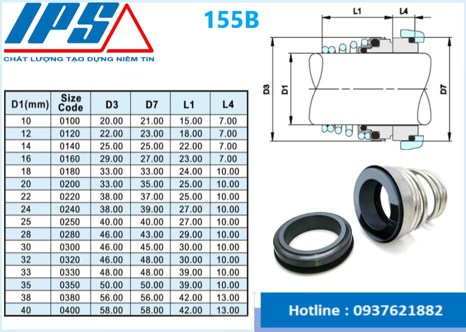 /Phớt bơm 155B-24